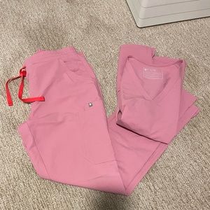 Small Chalk Pink Figs Sets - Like New